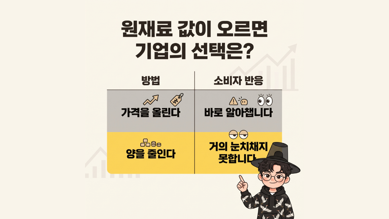 슈링크플레이션 뜻과 실생활 예시 총정리 (+조삼모사)