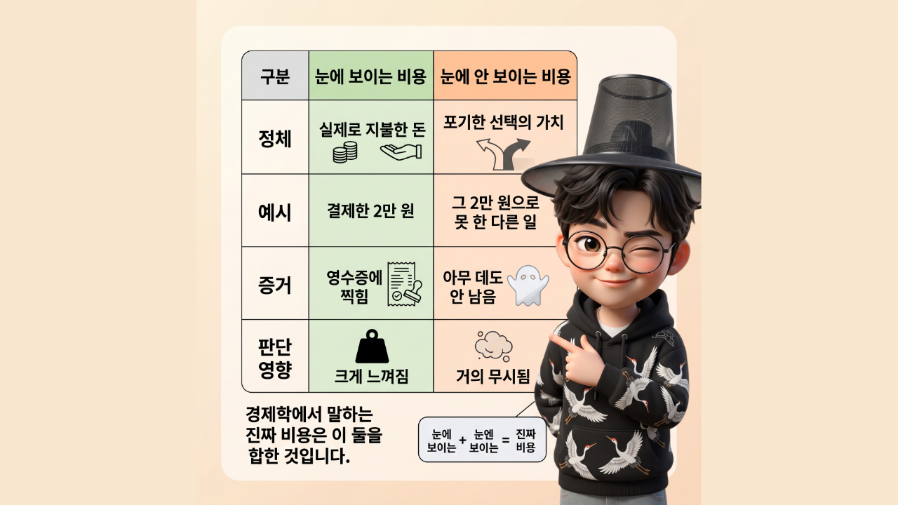기회비용 뜻과 실생활 예시 총정리 (+소탐대실)