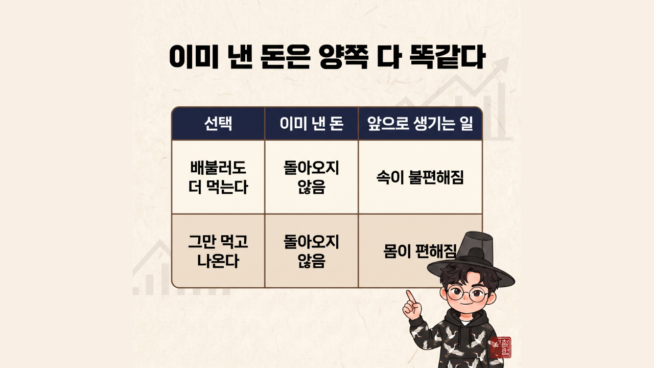 매몰비용 뜻과 실생활 예시 총정리 (+복수불반분)